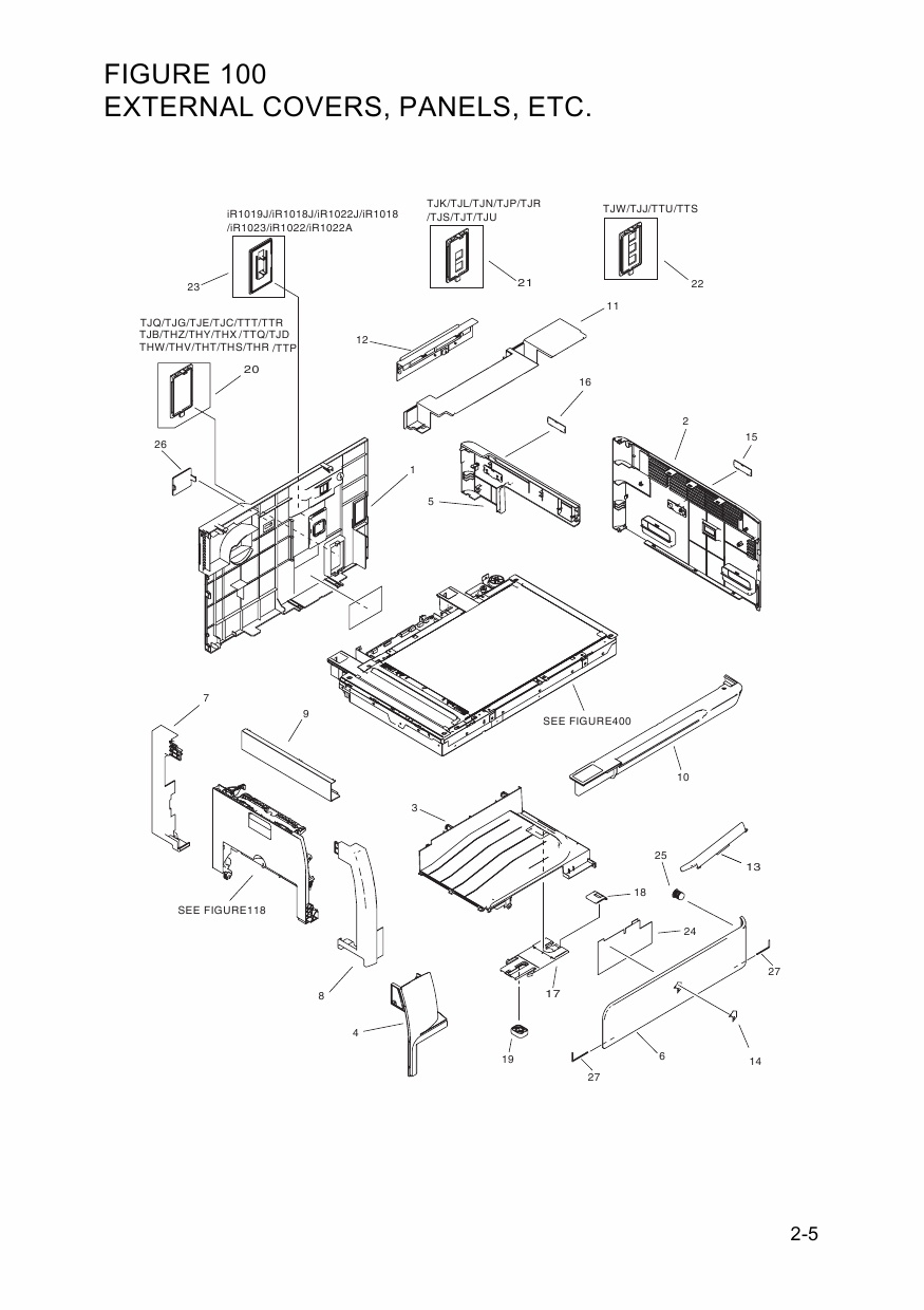 Canon imageRUNNER-iR 1018 1019 1022 1023 J A F i iF N Parts Catalog-3